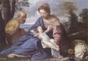 Simone Cantarini,Called Il Pesarese Rest on the Flight into Egypt (mk05)
